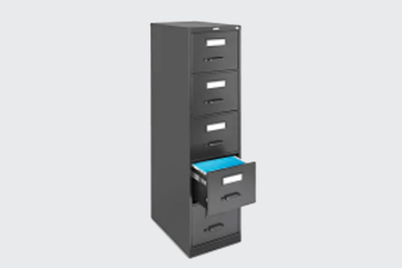 Vertical file cabinet