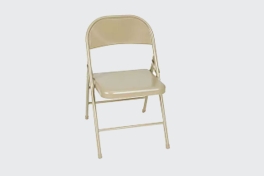 Steel folding chair