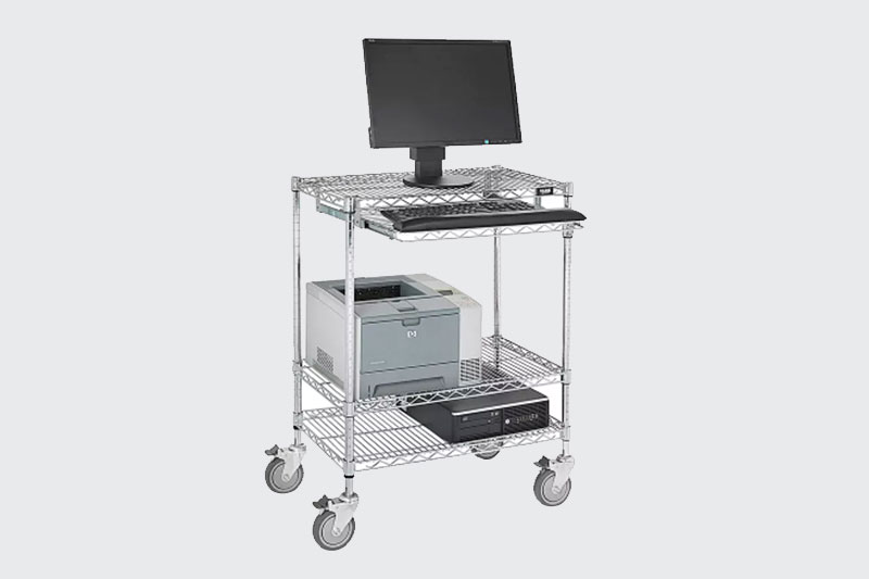 Computer steel wire cart