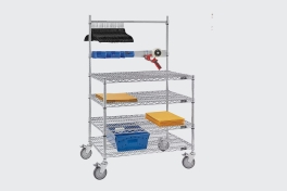 Packaging steel wire cart